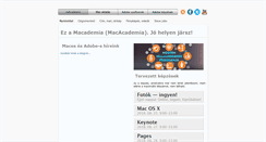 Desktop Screenshot of macacademia.hu